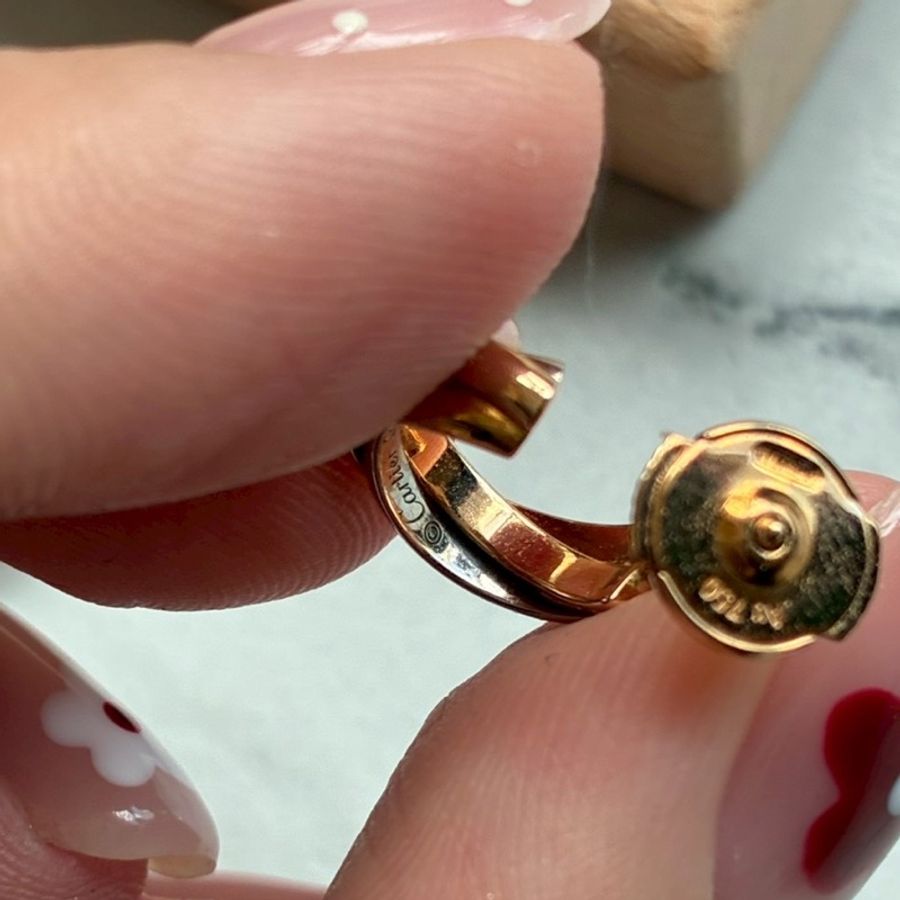 Cartier 18k三色/環耳環-14