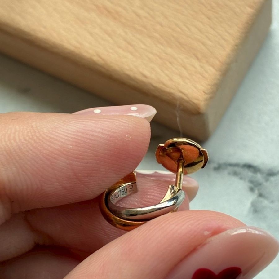 Cartier 18k三色/環耳環-16