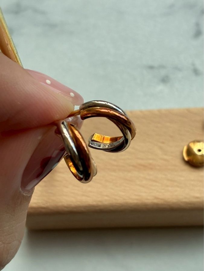 Cartier 18k三色/環耳環-22