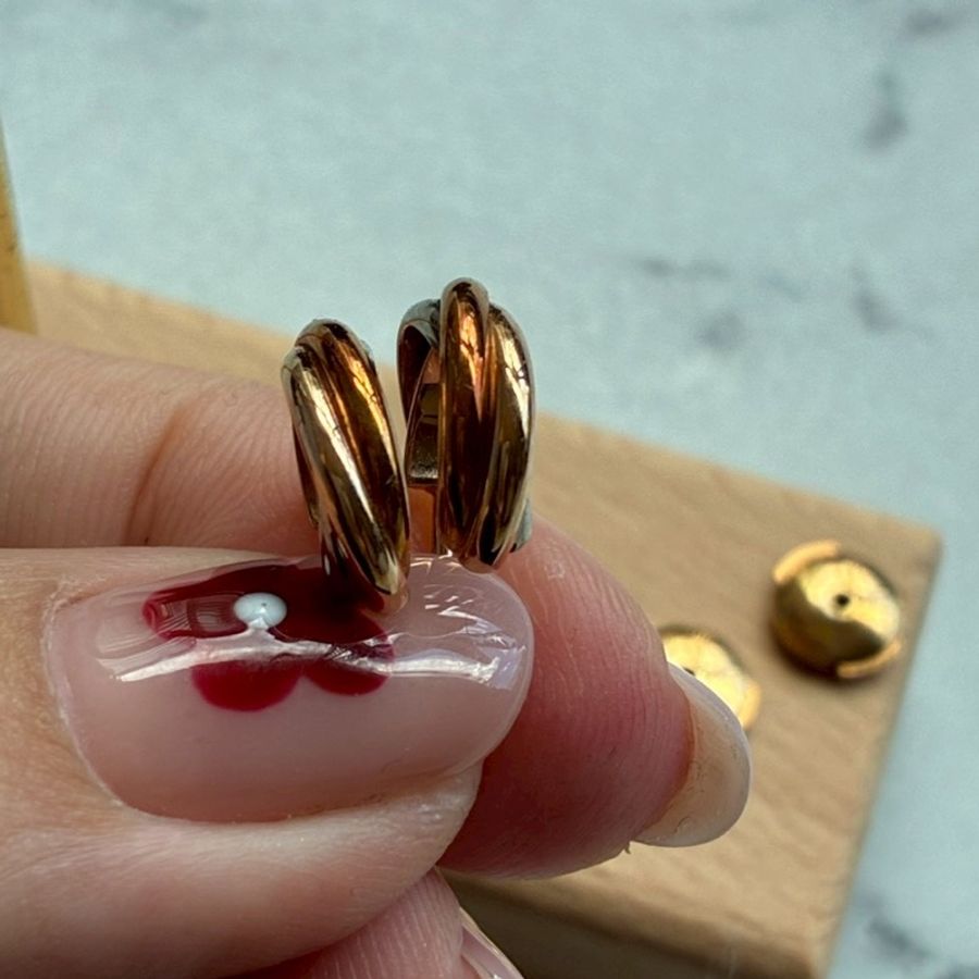 Cartier 18k三色/環耳環-29
