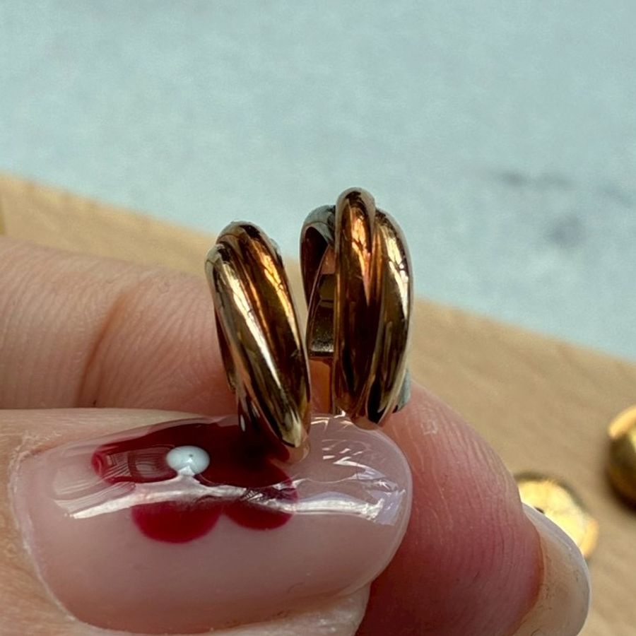 Cartier 18k三色/環耳環-31