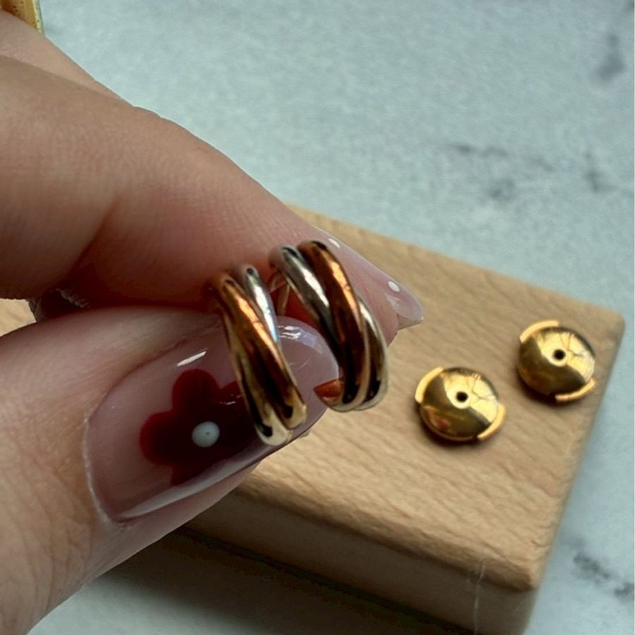 Cartier 18k三色/環耳環-32
