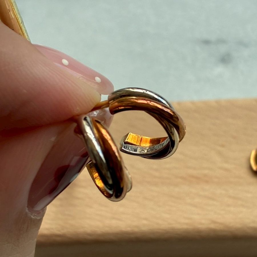 Cartier 18k三色/環耳環-34