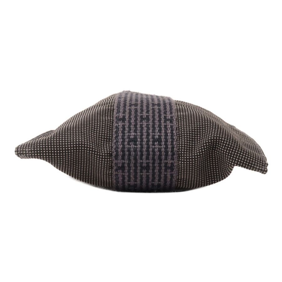 HERMES 帆布Herline Pochette肩背袋Grey-3