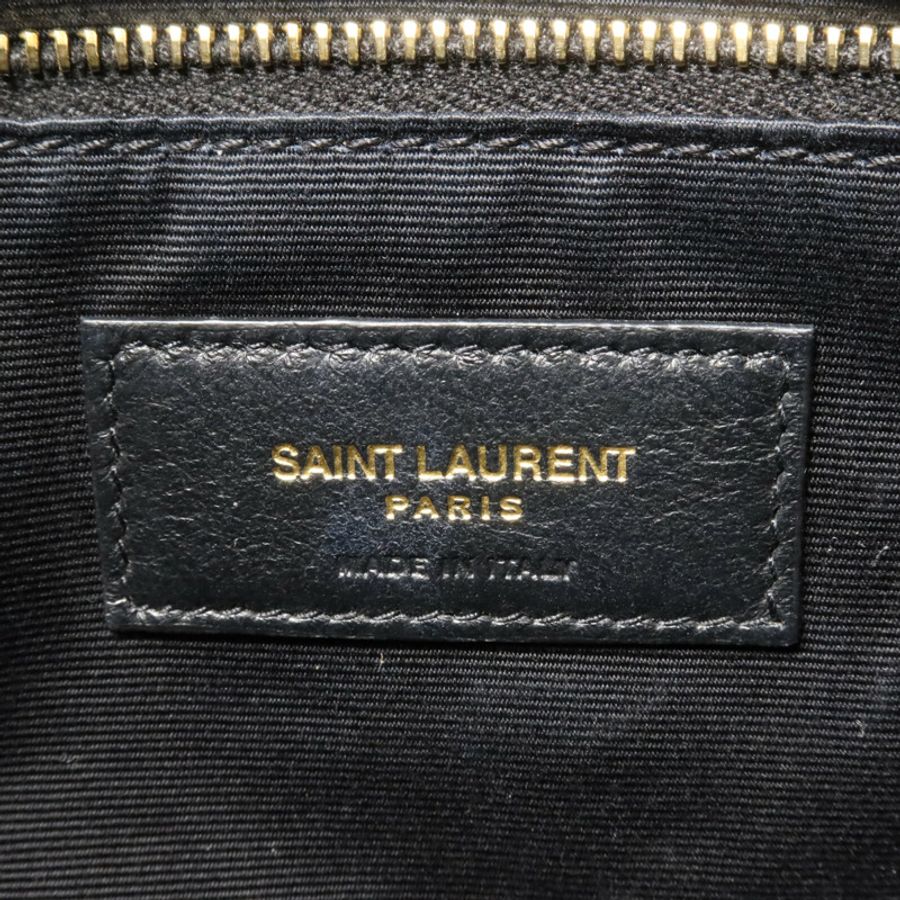 SAINT LAURENT 羊皮皮革Puffer Small鏈帶肩背袋-5