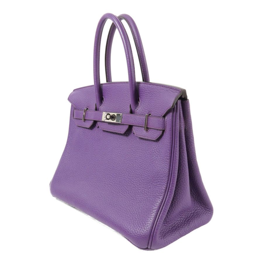 HERMES Togo皮革Birkin 30手挽袋Anemone-2