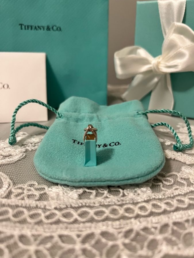 Tiffany & Co. Tiffany Blue 購物袋 Charm 純銀墜飾|925銀|項鍊吊墜|絕版收藏|附原廠全配-23