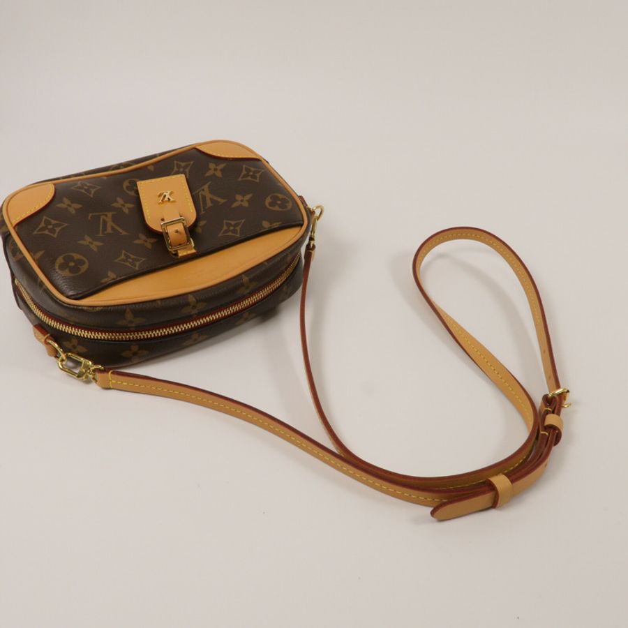 LOUIS VUITTON Monogram Deauville Mini肩背袋-9