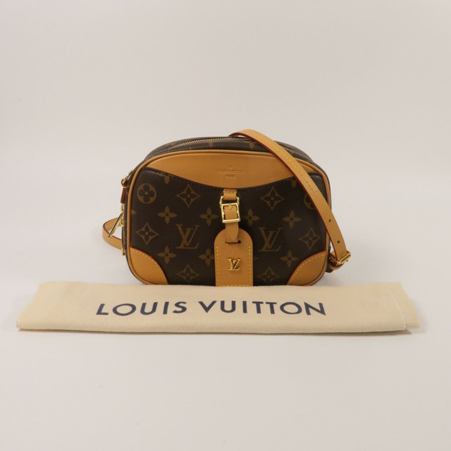 LOUIS VUITTON Monogram Deauville Mini肩背袋-10