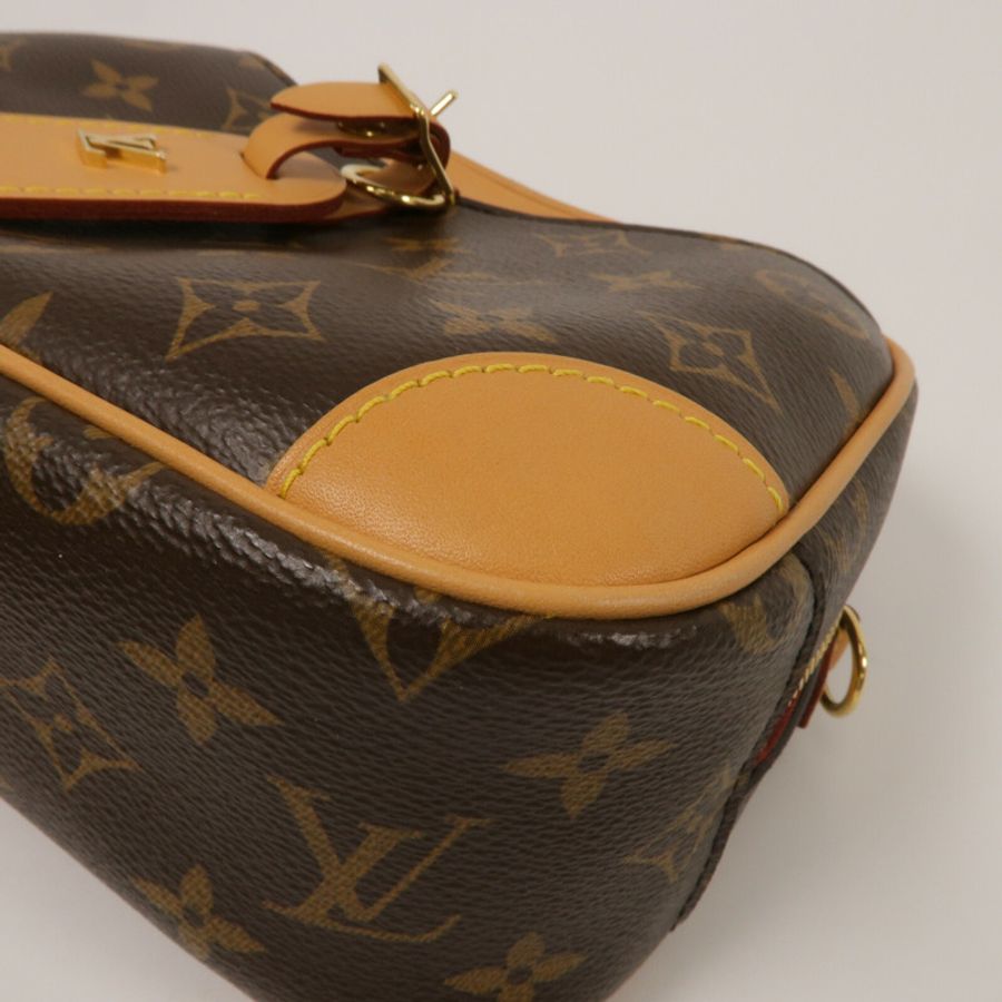 LOUIS VUITTON Monogram Deauville Mini肩背袋-12