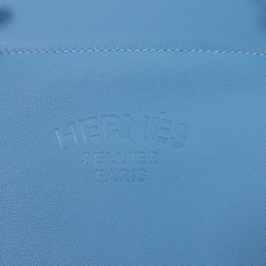 HERMES Swift皮革Aline Mini肩背袋Bleu Du Nord-6