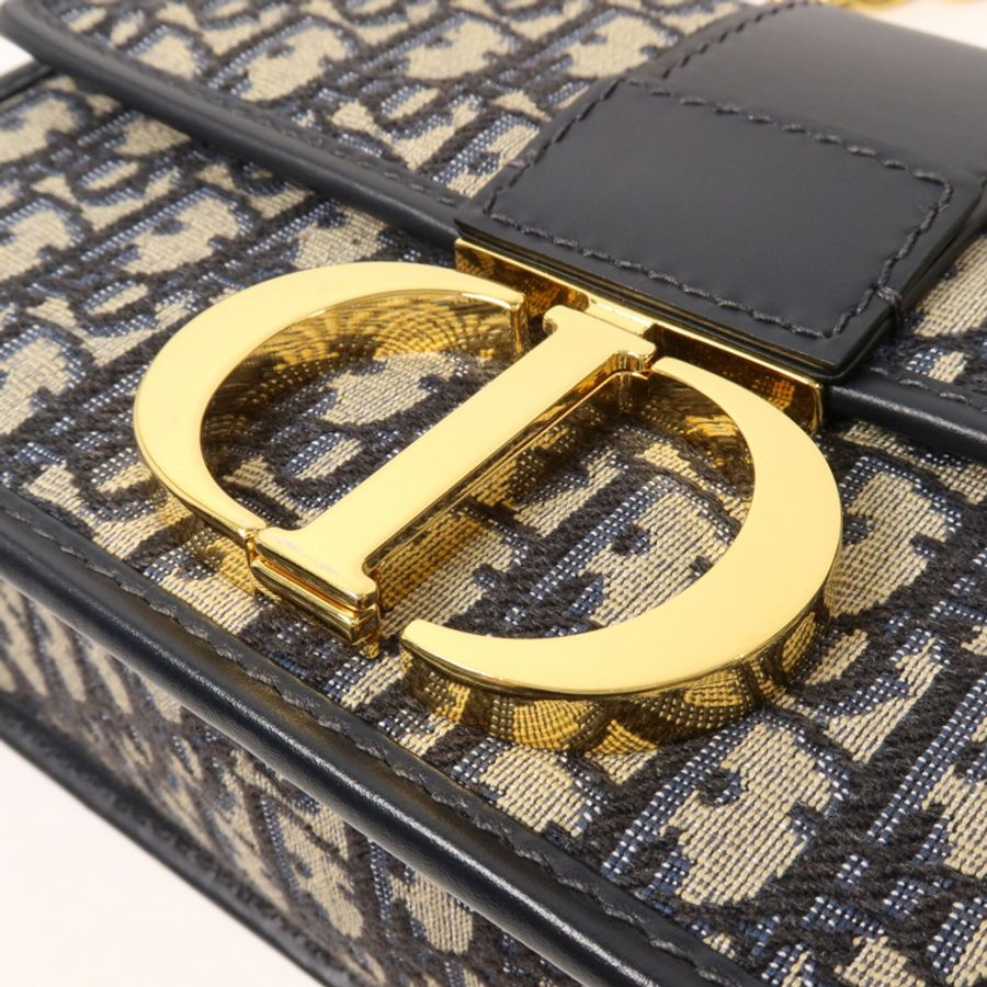 Dior 帆布30 Montaigne鏈帶肩背袋-9