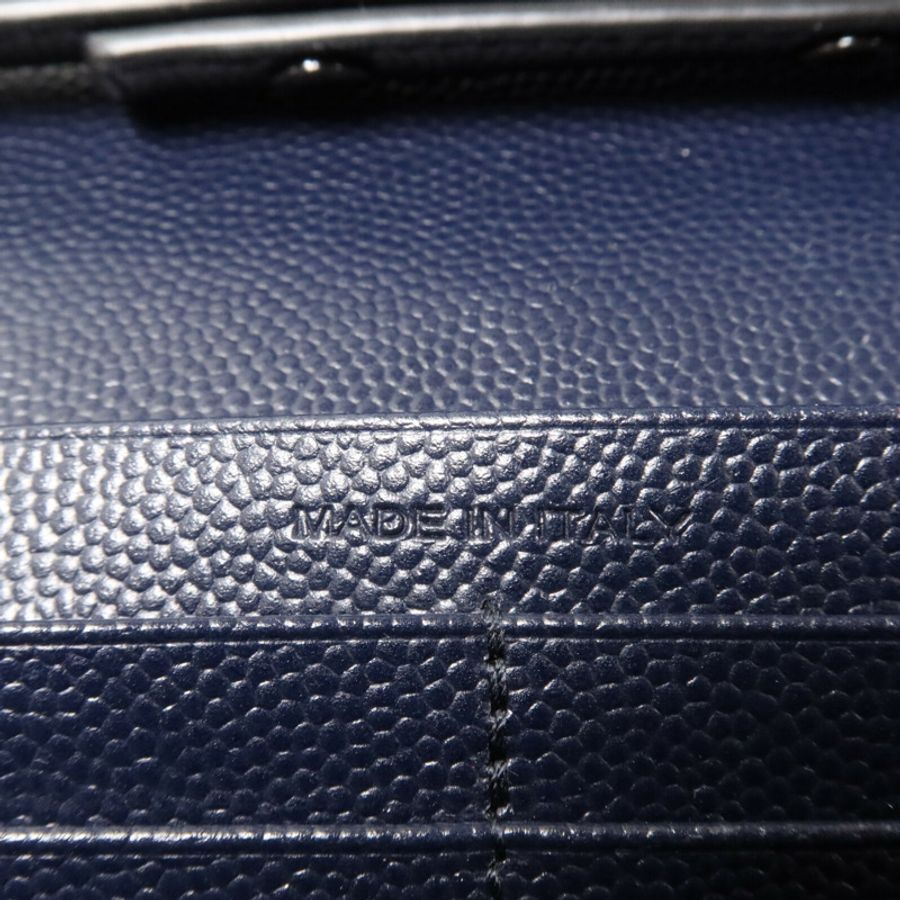 SAINT LAURENT 牛皮皮革Wallet On Chain鏈帶肩背袋-7