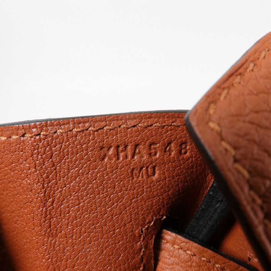 HERMES Togo皮革Birkin 30手挽袋Cuivre-6