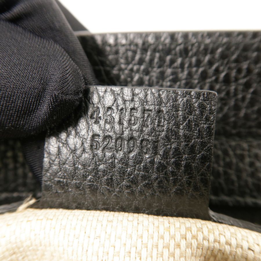 GUCCI 牛皮皮革Interlocking手挽袋-6
