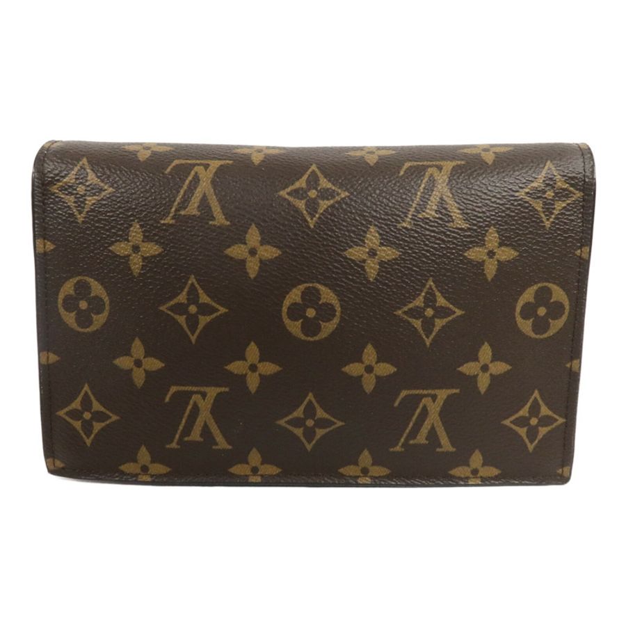 LOUIS VUITTON Monogram Flore Chain Wallet鏈帶肩背袋-1