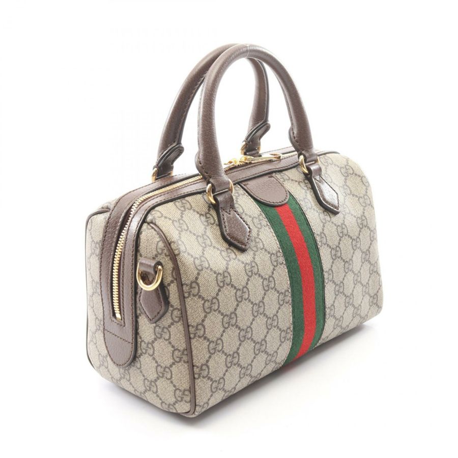GUCCI Ophidia GG Supreme 小號手提兩用包 772061 帆布 米色-1