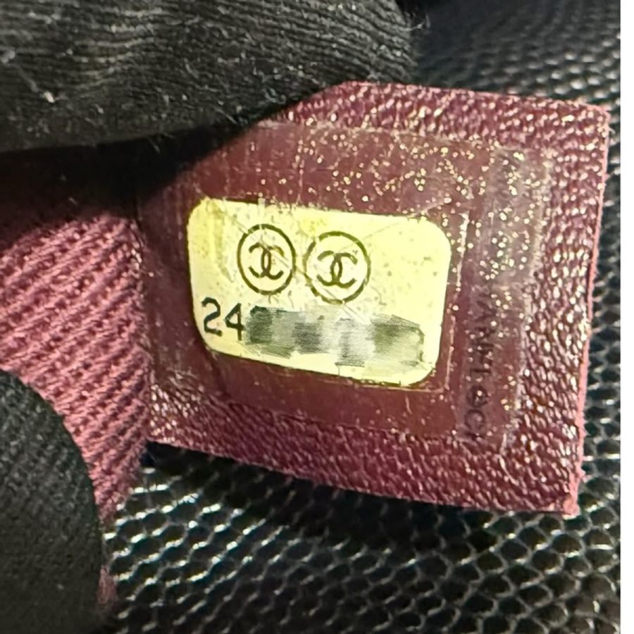 CHANEL Classic Coco Handle 29 黑色 Caviar 荔枝牛皮 × 復古金色五金-32