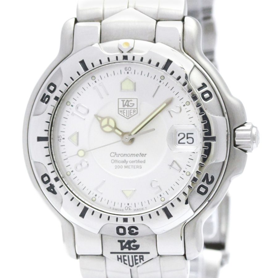 TAG HEUER 6000 天文台認證精鋼自動男士腕錶 WH5111 拋光-0