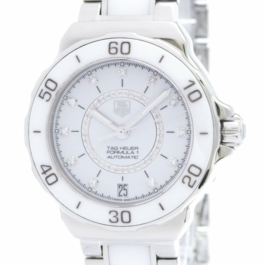 TAG HEUER 豪雅一級方程式鑽石自動陶瓷精鋼腕錶 WAU2211 拋光-0