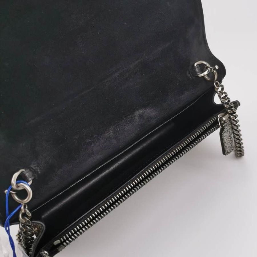 Saint Laurent Kate凱特包小號銀灰色皮質純色流蘇YSL標誌斜背包單肩包-6