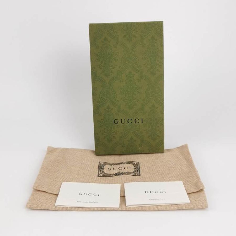 Gucci Jackie 1961老花牛皮老花鎖扣斜背包單肩包-8