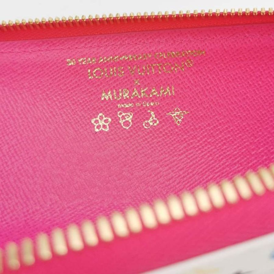 Louis Vuitton (LV) 村上隆聯款Charlotte白三彩筆袋-6