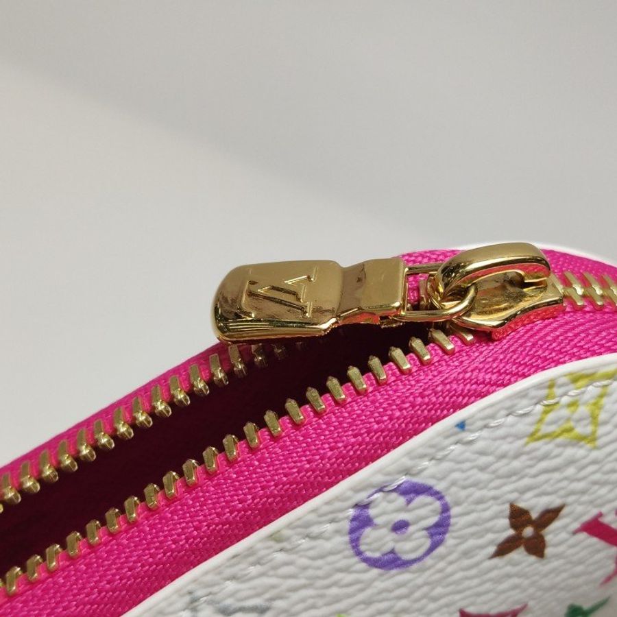 Louis Vuitton (LV) 村上隆聯款Charlotte白三彩筆袋-7