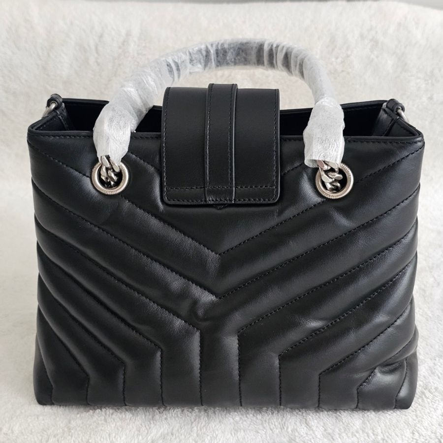 ysl loulou 黑銀兩用包 全新閒置-1