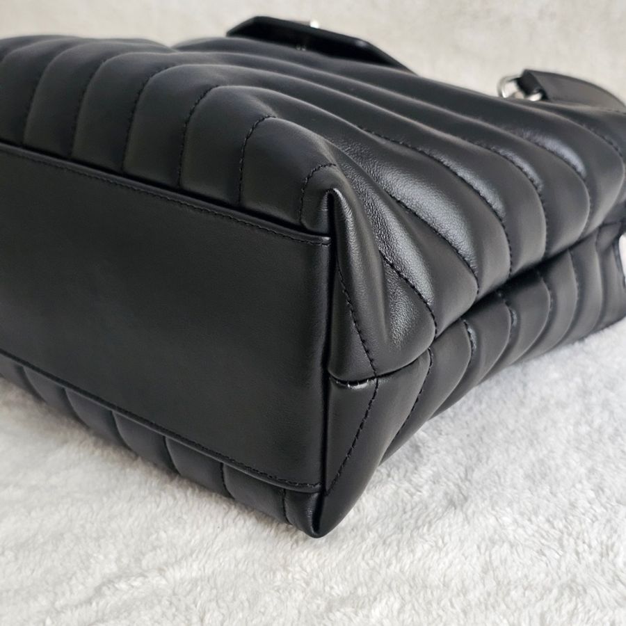 ysl loulou 黑銀兩用包 全新閒置-3
