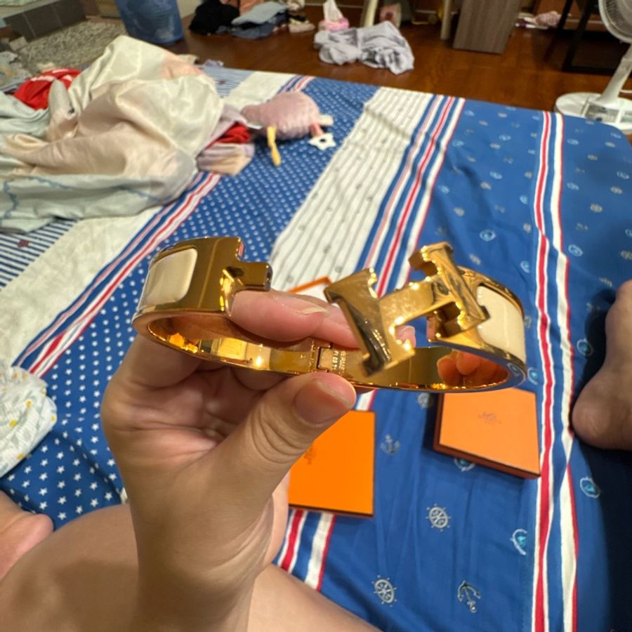 熱門色奶茶配金 H手環-10