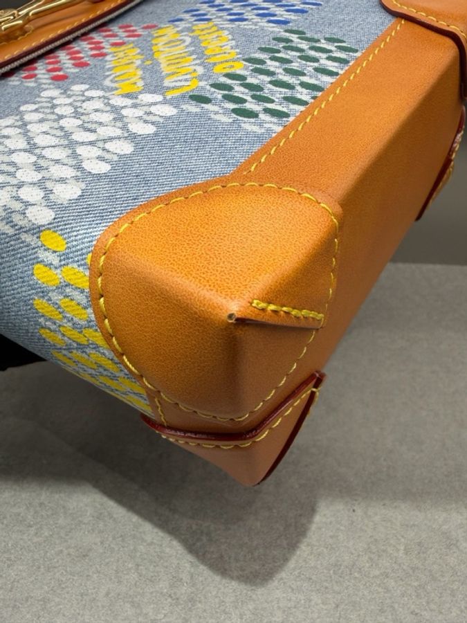 Louis Vuitton 路易威登 Nano Steamer 棋盘格牛仔包 ,芯片款-2