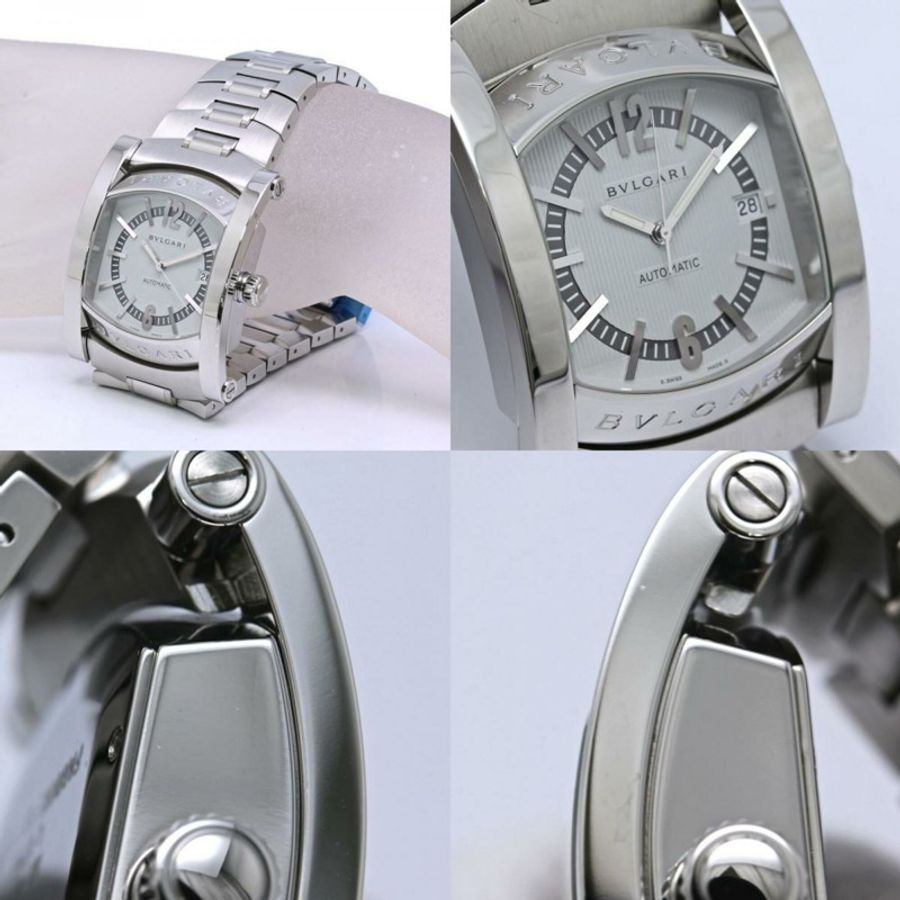 寶格麗 (BVLGARI) 寶格麗 Assioma 日本限量版 AA48C6SSD JP AA48S 男士腕錶 SS 40532-6