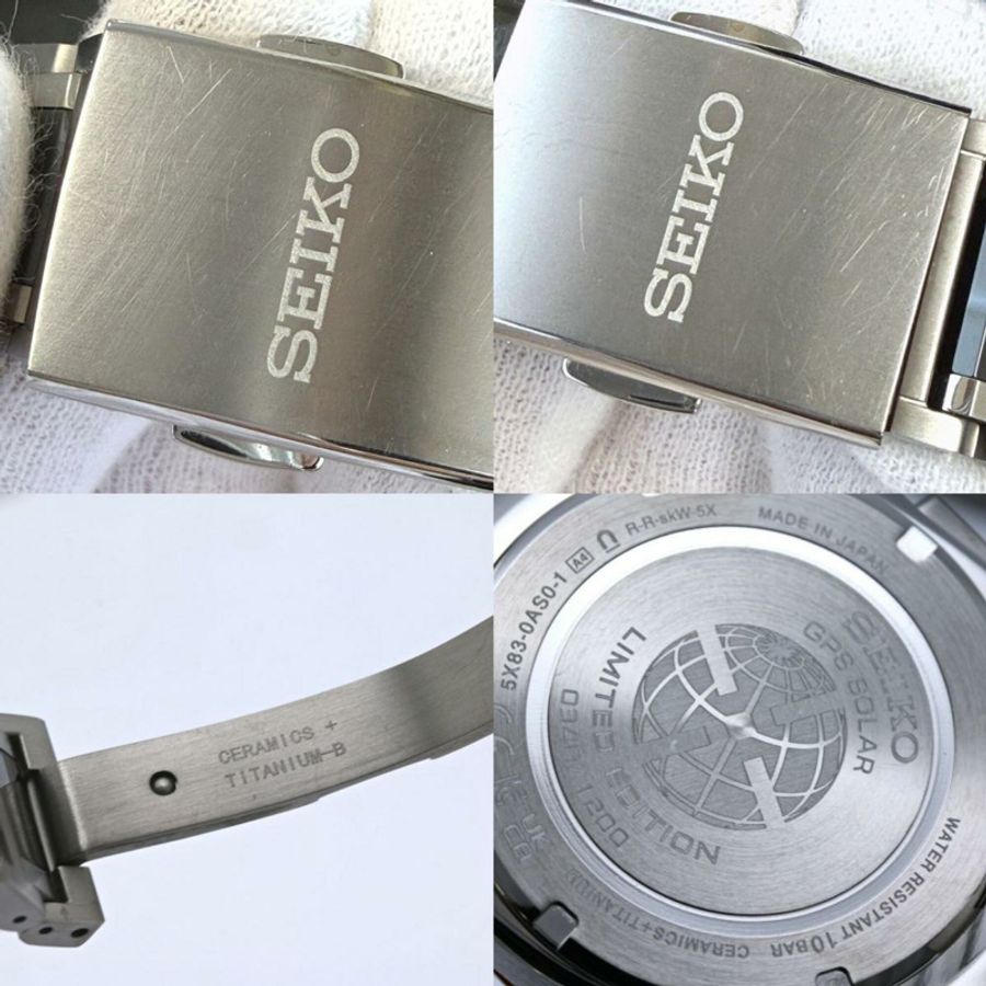 精工 Astron Nextar GPS 太陽能腕錶 SBXC183 5X83-0AS0-1(限量版 1200 枚)男士腕錶,陶瓷 x 鈦金屬,40534-9