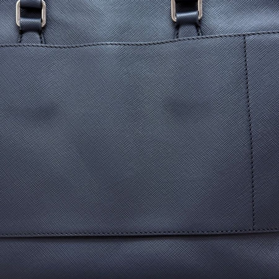 prada 普拉達 全皮深藍色公文包 尺寸36 9 30-6