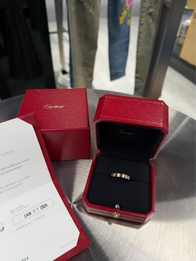 Cartier Love 窄版玫瑰金戒指|Classic Trend CT精品|台北東區實體-7