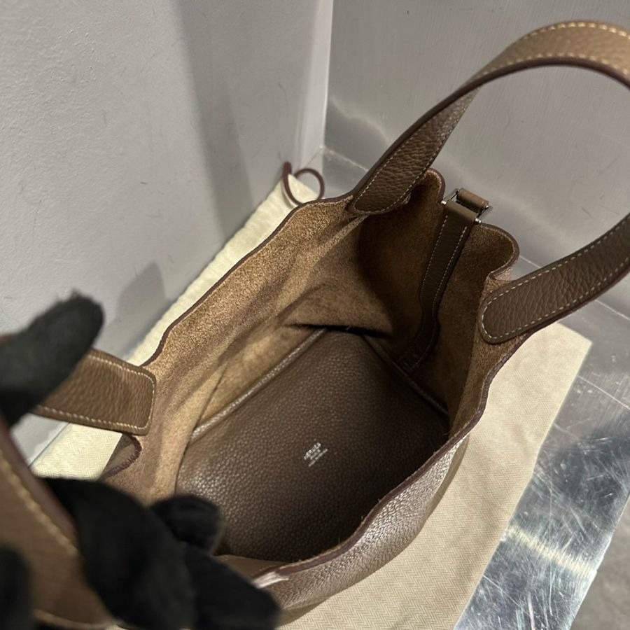 Hermes Picotin Lock 18 大象灰 Etoupe 銀扣 TC皮|Classic Trend CT精品|台北東區實體-7