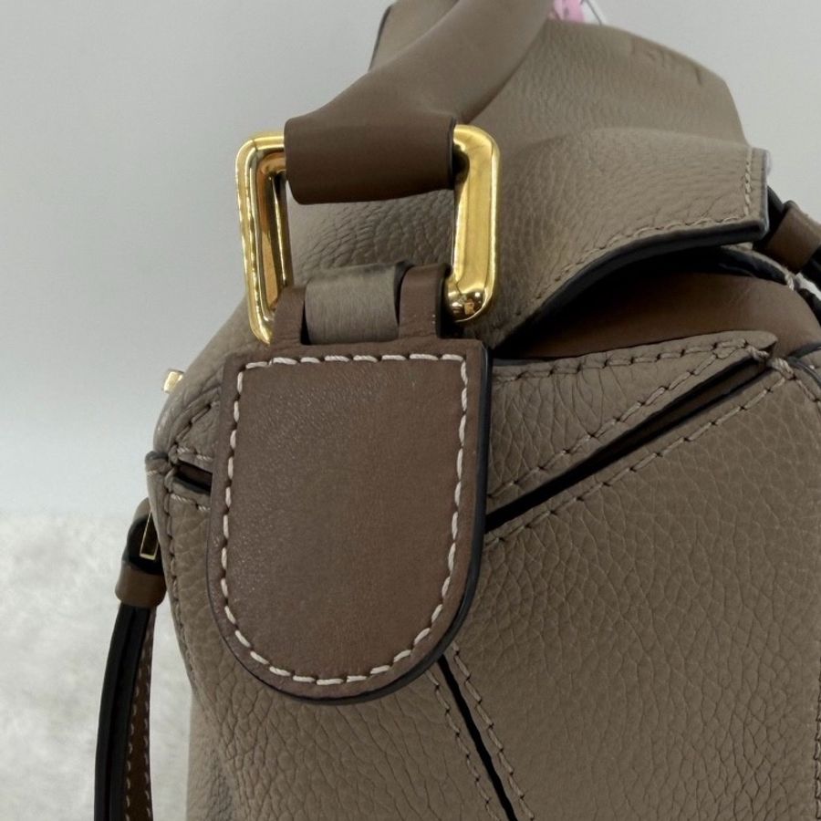 LOEWE 羅意威 Puzzle小號幾何包 沙色 底24-10