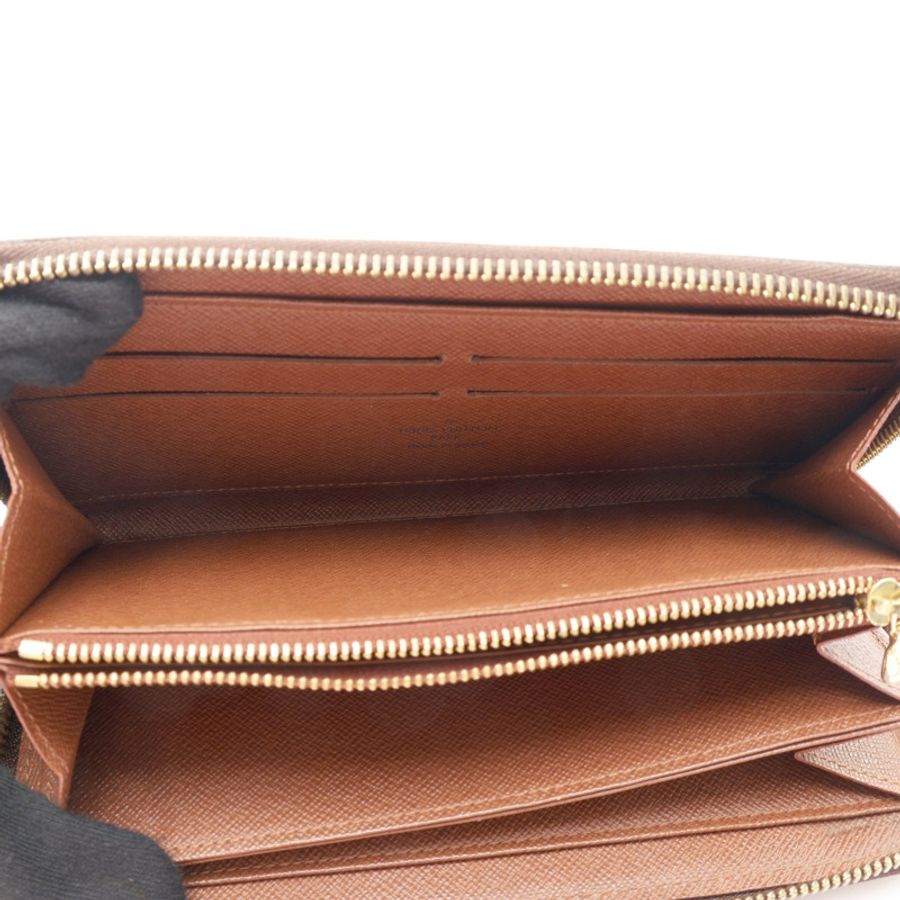 Zippy Wallet 拉鍊長夾 棕色 原花帆布【LOUIS VUITTON LV 路易威登】 M60017-2