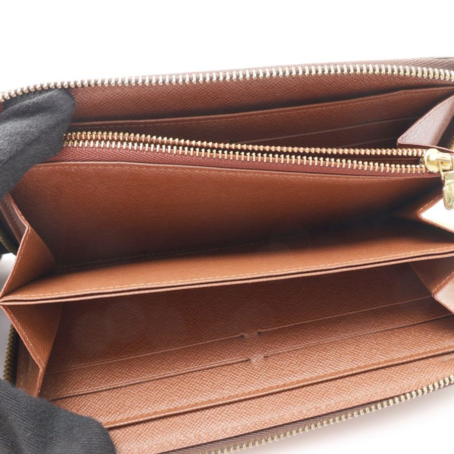 Zippy Wallet 拉鍊長夾 棕色 原花帆布【LOUIS VUITTON LV 路易威登】 M60017-4