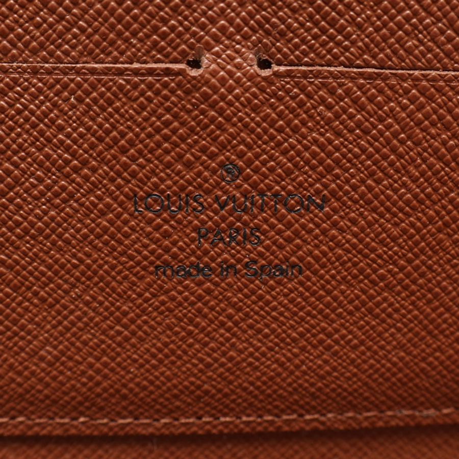 Zippy Wallet 拉鍊長夾 棕色 原花帆布【LOUIS VUITTON LV 路易威登】 M60017-6