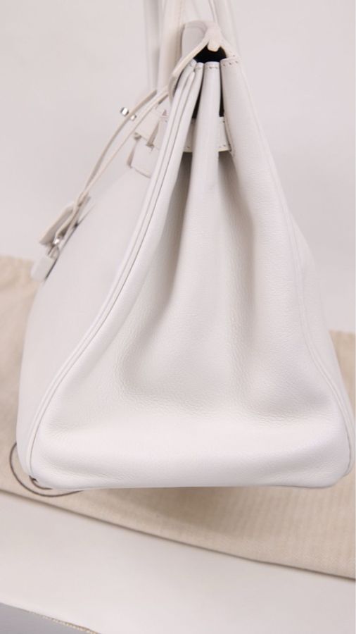 Hermes K刻 birkin35银扣手提包-2