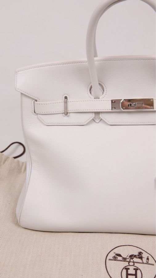 Hermes K刻 birkin35银扣手提包-25