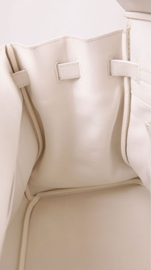 Hermes K刻 birkin35银扣手提包-33
