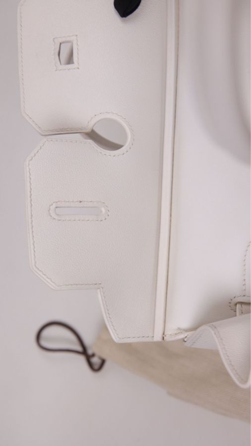 Hermes K刻 birkin35银扣手提包-34