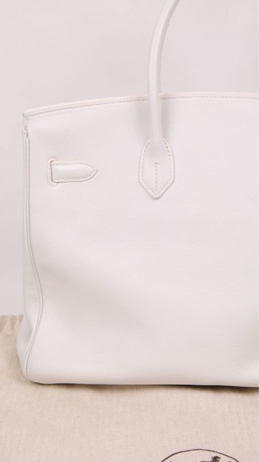 Hermes K刻 birkin35银扣手提包-36