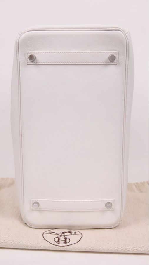 Hermes K刻 birkin35银扣手提包-39