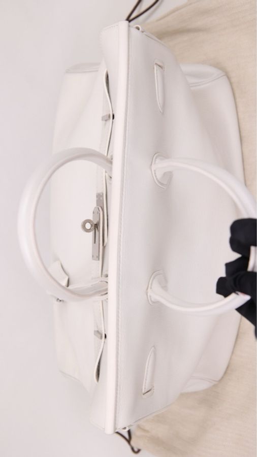 Hermes K刻 birkin35银扣手提包-40