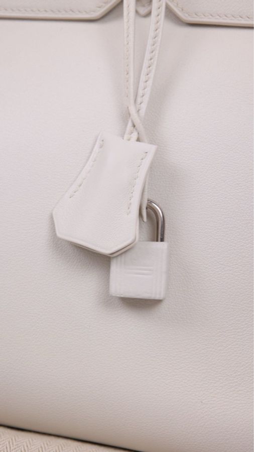Hermes K刻 birkin35银扣手提包-41