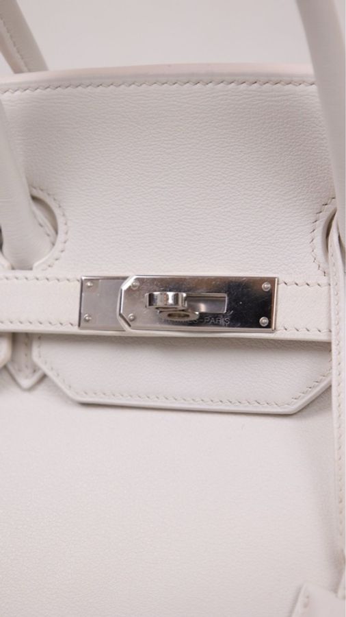 Hermes K刻 birkin35银扣手提包-42